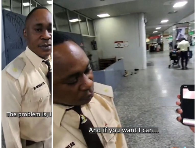 Immigration officer suspended after video of him asking a tourist to find him ‘anything’ went viral