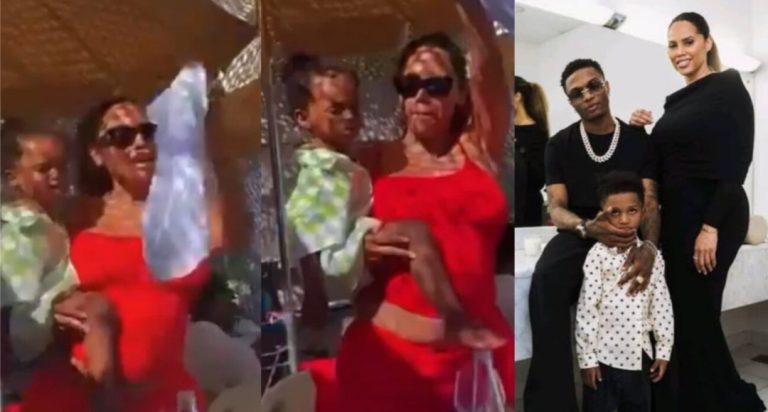 “She has turned herself into baby making machine” – Fans react as Wizkid and Jada P expects their third child (Video)