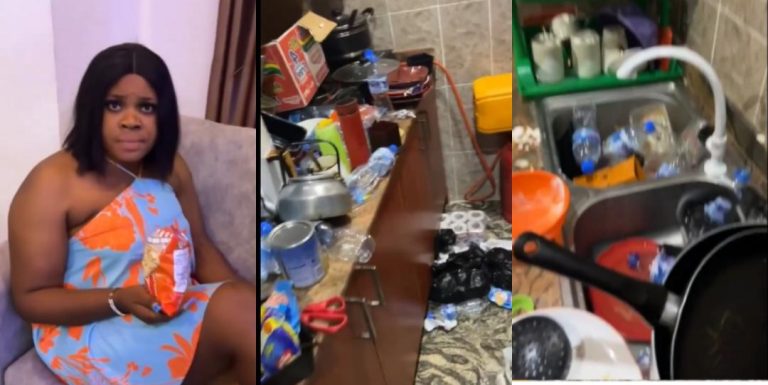 “They warned me but I didn’t listen” – Man slams his wife for leaving the house dirty (video)