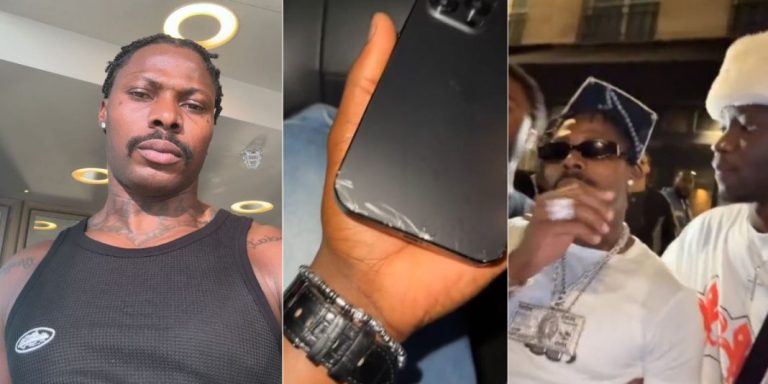 “Can he do that to a white guy?” – Uproar as Asake breaks a fan’s new iPhone 16 Promax for trying to take a picture with him in Germany (Video)