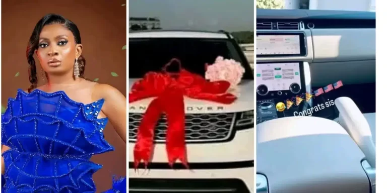 “The grace she carries is too much” – Reactions as fans of May Edochie surprise her with a Range Rover as birthday gift (Video)