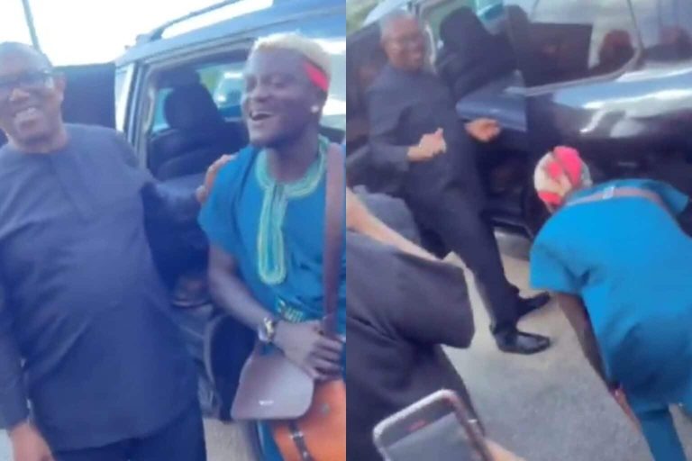 Portable meets former presidential candidate, Peter Obi (video)