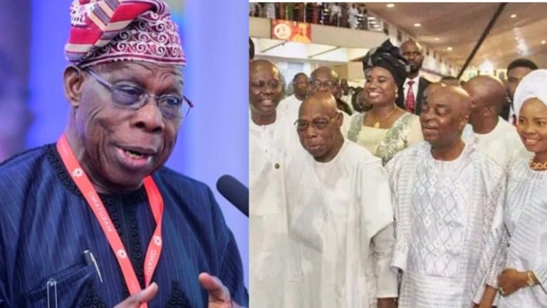 Obasanjo’s birthday speech from the pulpit at Oyedepo’s 70th celebration in church leaves many amused (VIDEO)