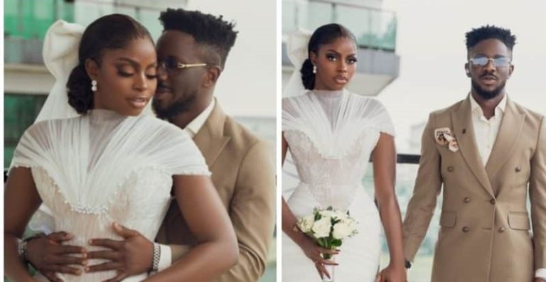 Nigerian Gospel singer, Peterson Okopi ties the knot with fiancee in civil wedding