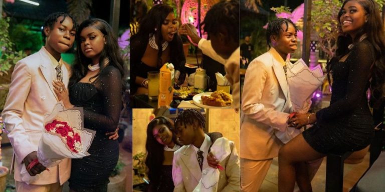 “I’m tired of single life” – Reactions as TikToker Peller shares romantic moments from his date with his girlfriend, Jadrolita (Photos/video)