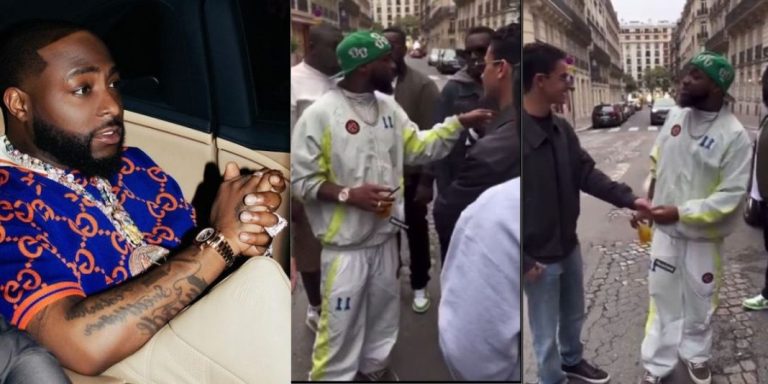 “I am the king of Nigeria” – Singer Davido says as he links up with the Prince of Saudi Arabia in France (Video)