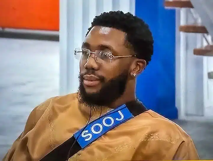 BBNaija: Exciting moment Sooj discovers he’s second finalist of the season as none of the housemates nominated him for eviction (Video)