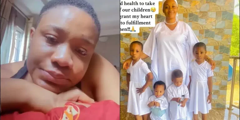 ”I will live long in good health to take good care of our children” – Single mother of four prays as she remembers her late husband