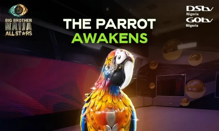 BBNaija: Viewer calls for eviction of parrot for refusing to talk