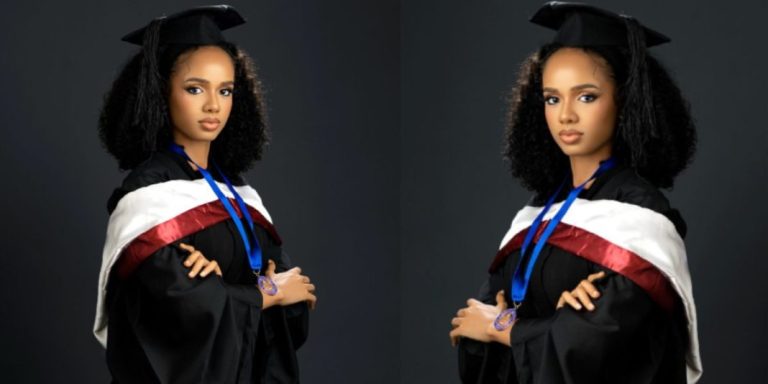 19-year-old lady inspires many as she earns first class degree in computer science from Babcock university (Photos)