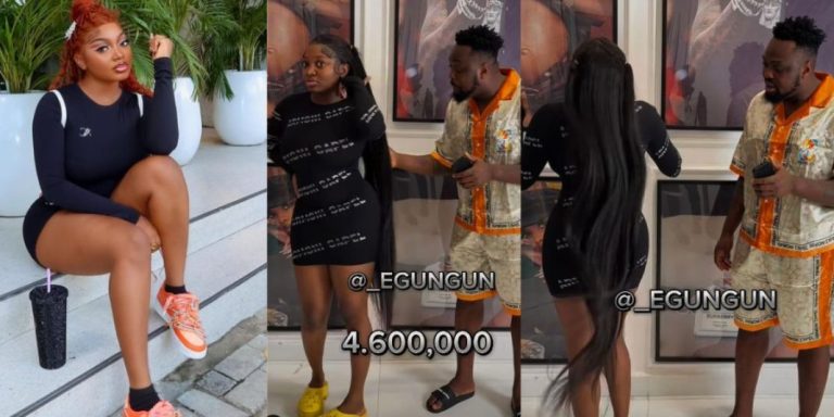 Reactions as IG influencer Papaya Ex splashes N4.6million on hair (Video)