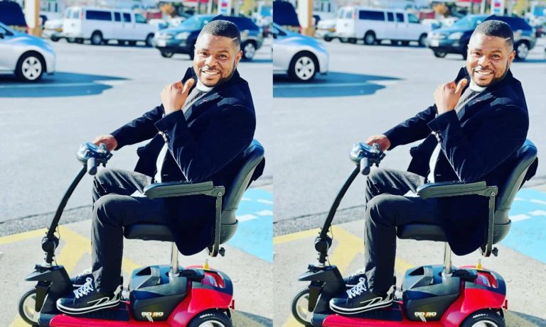 “Don’t let your condition limit you” – Netizens react to a new video of Yinka Ayefele performing his daily routine in a wheelchair