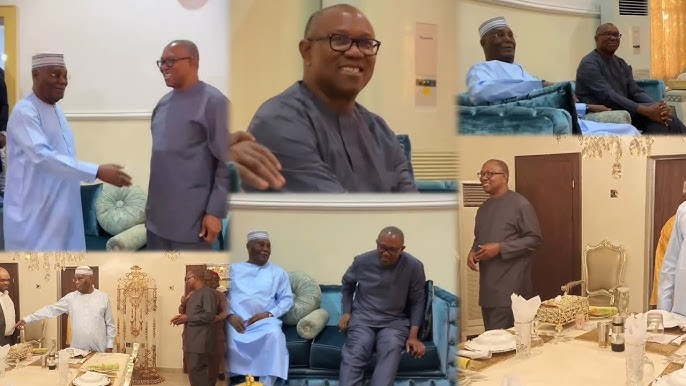 Beautiful moment Atiku Abubakar welcomes Peter Obi to his home in Adamawa for his birthday sparks reaction (Watch)