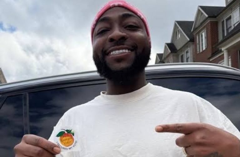 Singer, Davido casts his vote at the ongoing US presidential election