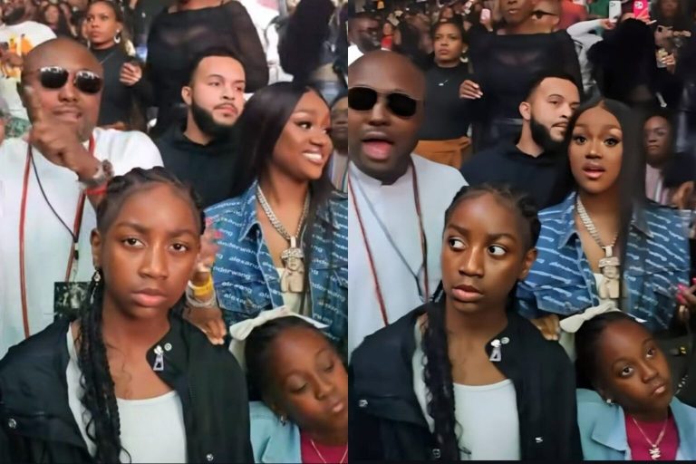 “They don’t look so happy” – Reactions trail video of Chioma and Hailey at Davido’s concert