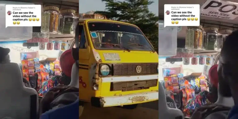 Driver operates grocery store and POS business inside passenger bus (Video)