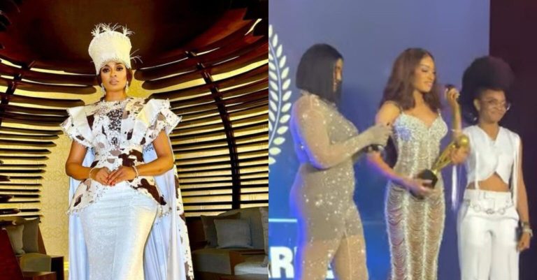 “It means more to me as it’s a testament to the power of collaboration, perseverance, and passion” – May Edochie grateful as she wins Brand Ambassador of the Year award (Video)