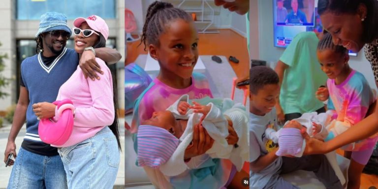 “This past month has been the most joyous period of our lives ” –  Paul Okoye writes as he makes children meet their sister from 2nd wife