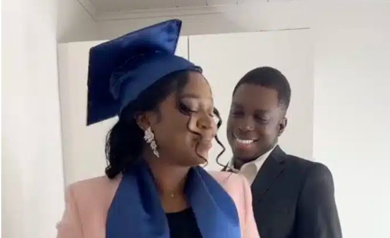 ”Thank you for putting me first” – Nurse praises husband for taking her abroad, sponsoring her education