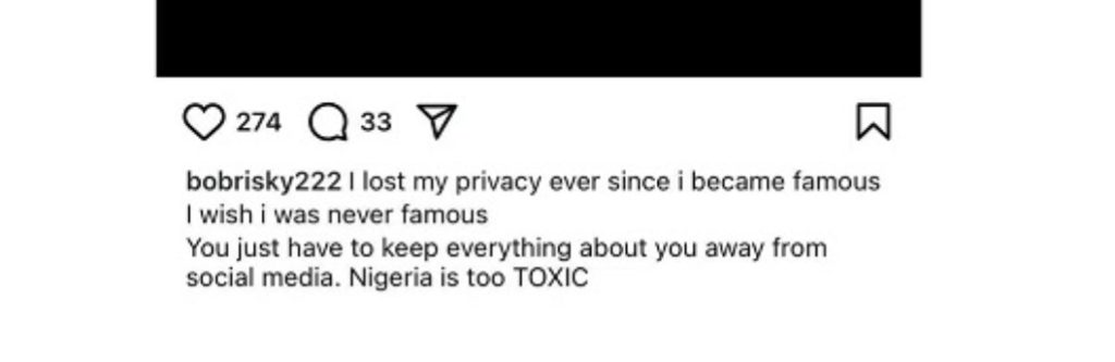 I wish I was never famous – Bobrisky