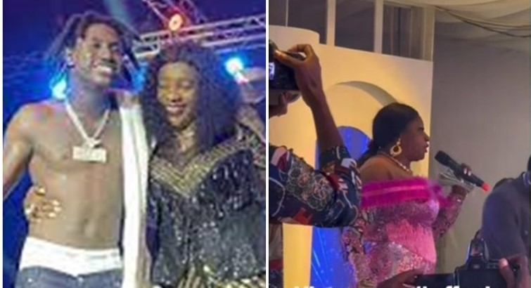 Video of Shallipopi’s mom performing his hit track, ‘Cast’ at event elicits buzz