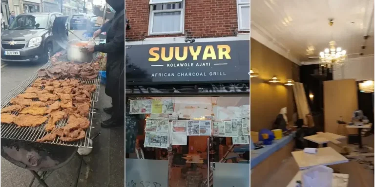 Nigerian man moves roadside ‘suya’ business to big shop in UK, celebrates massive growth