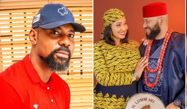 “Never castigate your family in public” – Yul Edochie says after elder brother Linc Edochie spoke about his 2nd marriage to Judy during a TV interview