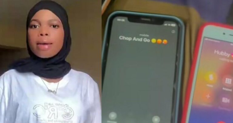 Lady in pains as she sees how boyfriend saved her number on his phone