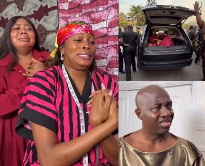 Mercy Aigbe husband uses Police to arrest Kiekie after being trolled over his outfit to his wife movie “Thin Line” premiere (Video)