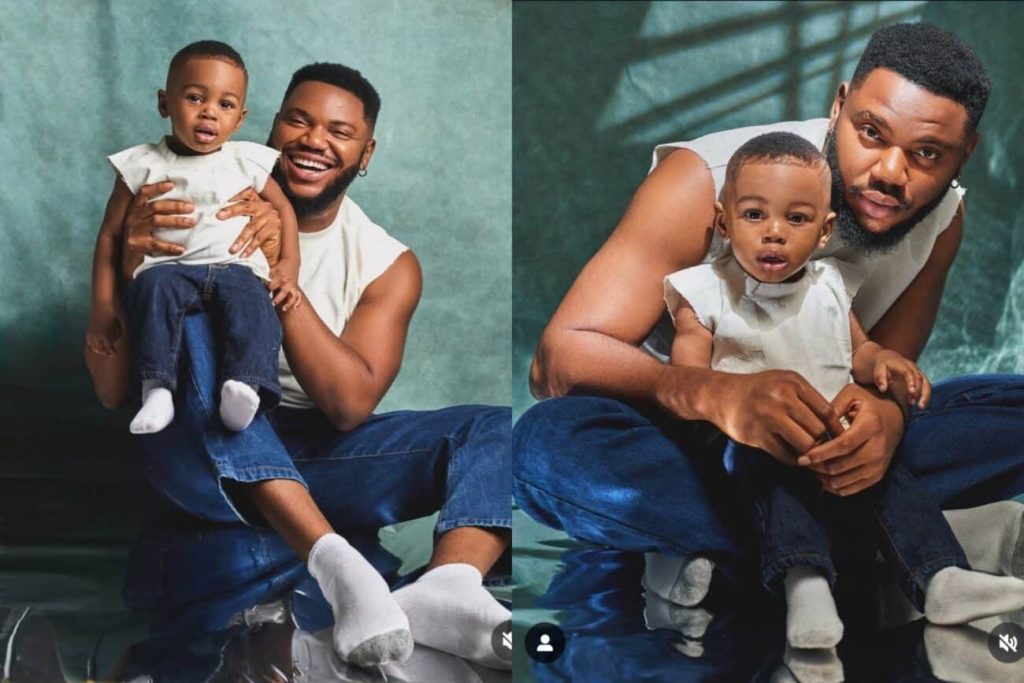 “I wished for this before 30 and boom, my answered prayer” – Actor Somadina Adinma grateful as he shares adorable photos of him and his lookalike son