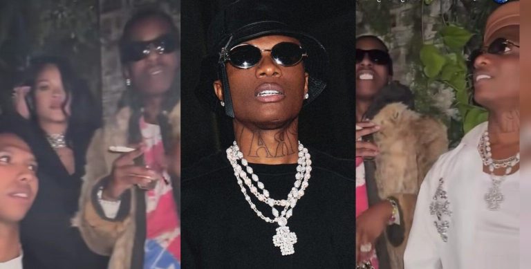 “Wizkid is exactly who he thinks he is 100. Man is so elegant and classy” – Reactions as Wizkid hangs out with Rihanna and ASAP Rocky in London (Video)