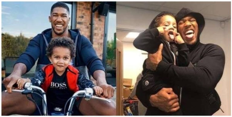“It’s important for this generation of children” – Anthony Joshua says as he brings his son to Nigeria to learn the culture