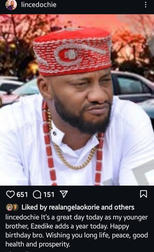 Linc Edochie accused of mocking brother Yul Edochie on 43rd birthday