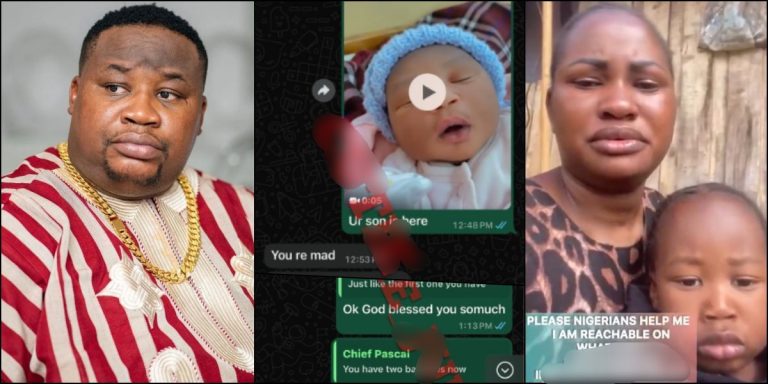 “So they really know each other” – Reactions as chats between Cubana Chief Priest and alleged babymama leaked online