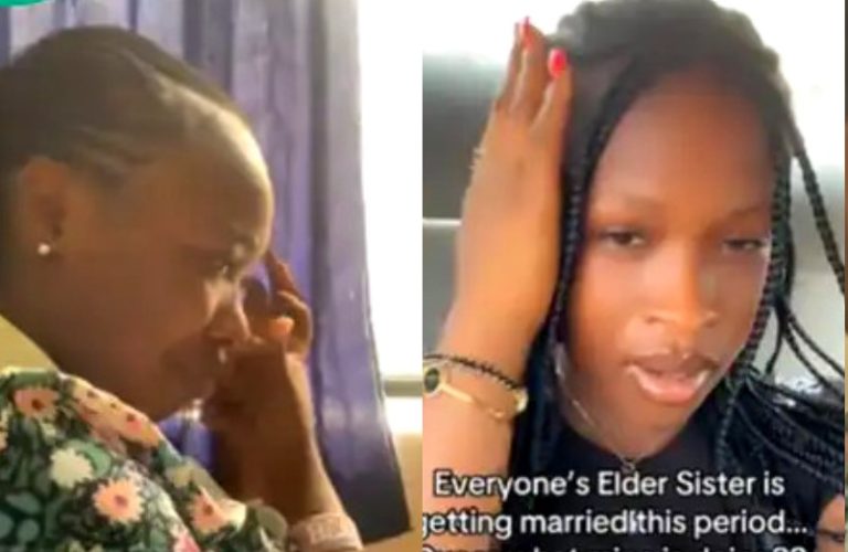 Lady shares what elder sister does while her mates gets married
