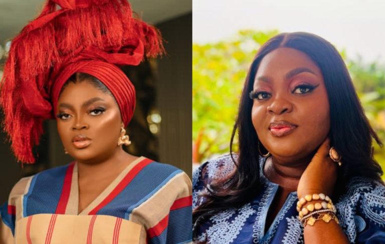 “No more tears, your children will come” – Funke Akindele console Eniola Badmus, prays for her as she cries out for not having kids