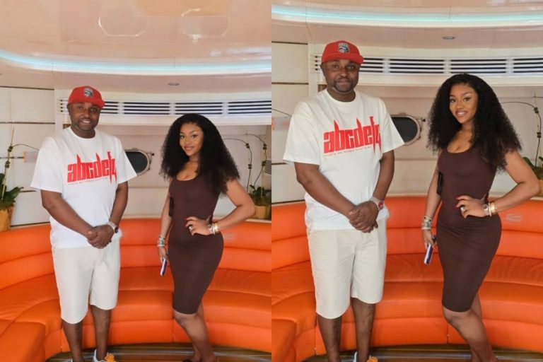 “He’s maintaining social distance” – Israel DMW stirs reactions with photos of him and Davido’s wife, Chioma