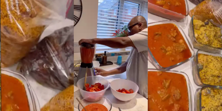 “My husband took care of the bulk cooking for the family while I was at work” – UK-based Nigerian woman praises husband for exceptional cooking skills