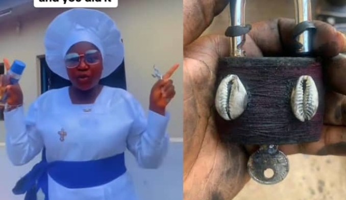 “Can you unlock it? The love is too much” – Prophetess laments as client begs to reverse love spell on boyfriend, says she’s tired of excessive love from him