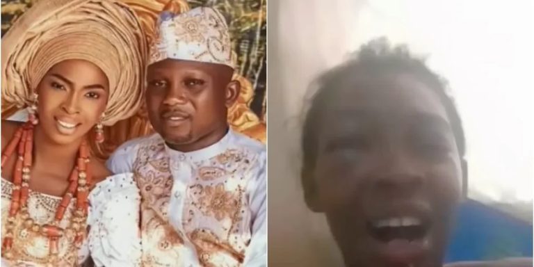 Woman clashes with husband after wearing singlet to drop child at school