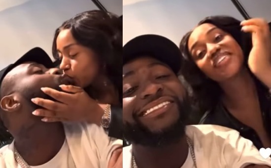 “My beautiful wife, my handsome husband” – Davido and his beautiful wife, Chioma gushes over each other while on a dinner date (Video)