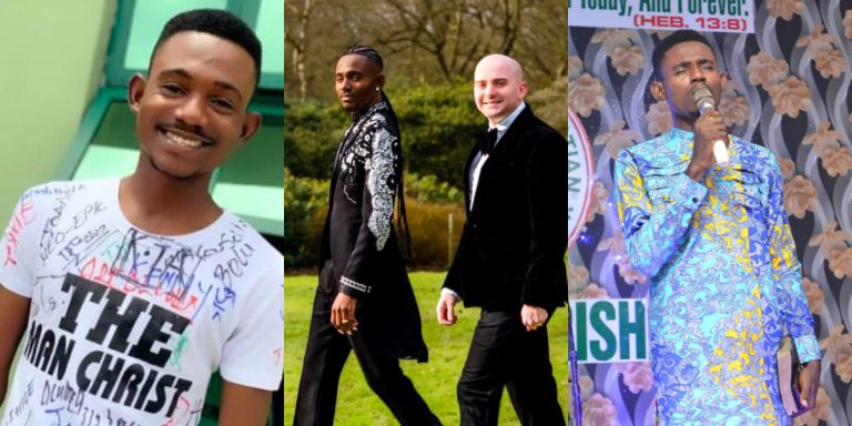 “This pastor no dey let me sleep, please what changed? I’m crying” – Man lament after seeing his university school pastor getting married to his white boyfriend