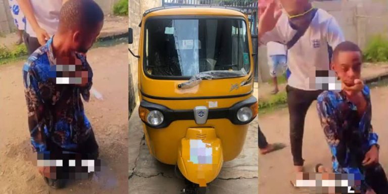 Nigerian man given a brand-new tricycle on installment sells it, angers residents