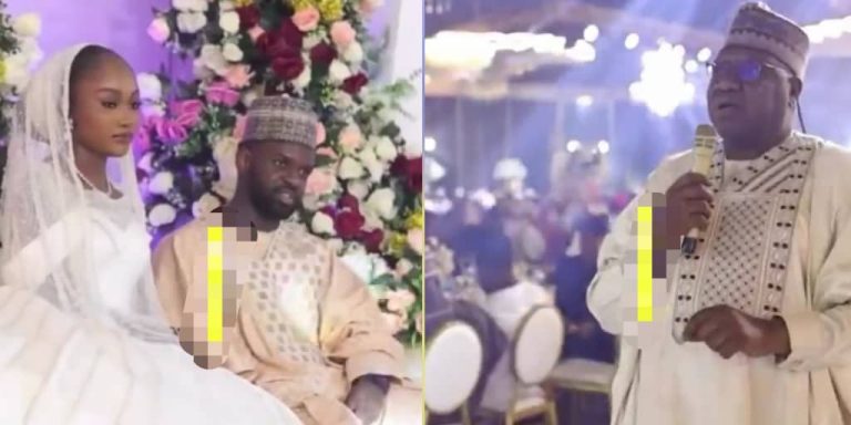 “Don’t believe in what our culture promotes” – Bride’s father advises groom at wedding that it’s not his wife’s duty to cook for him (Video)