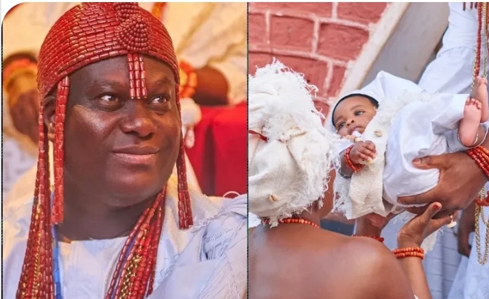 Ooni of Ife hosts grand homecoming for Olori Ashley, newborn Prince
