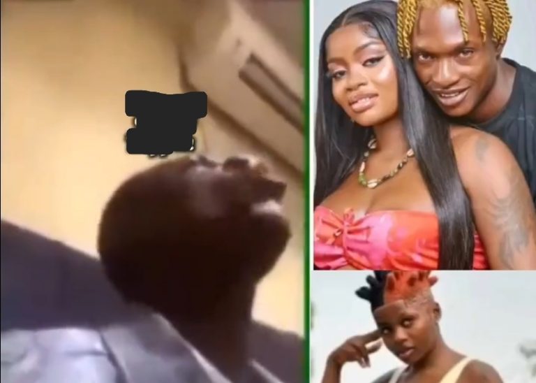 Nigerian influencer whose s.3xtape went viral f!.ghts with husband on TikTok live