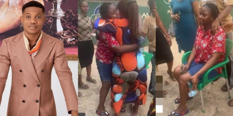 ”Started walking after pastor Eze’s prayers, this is no joke, God is real” – Lady reportedly begins walking again after Pastor Jerry Eze’s NSPPD prayer